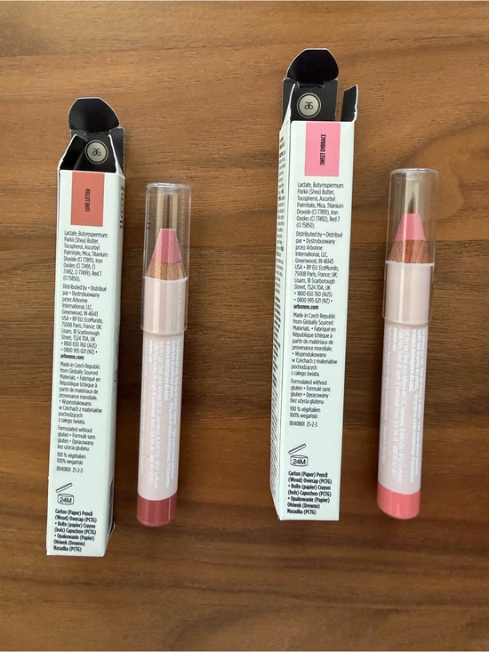 Other - Arbonne Perfect Pout Creamy Lip Pencil - ‘Love Letter’ and ‘Sweet Embrace’ 2.5g
